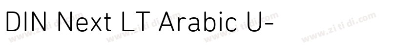 DIN Next LT Arabic U字体转换
